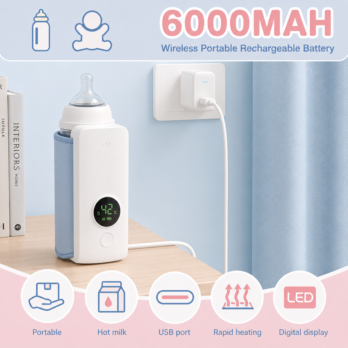 Munchkin's Portable Milk Warmer