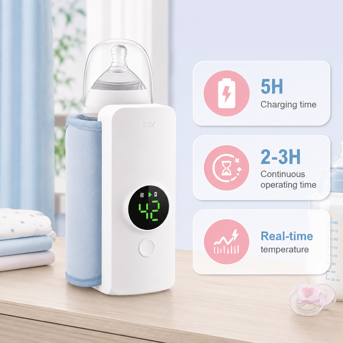 Munchkin's Portable Milk Warmer