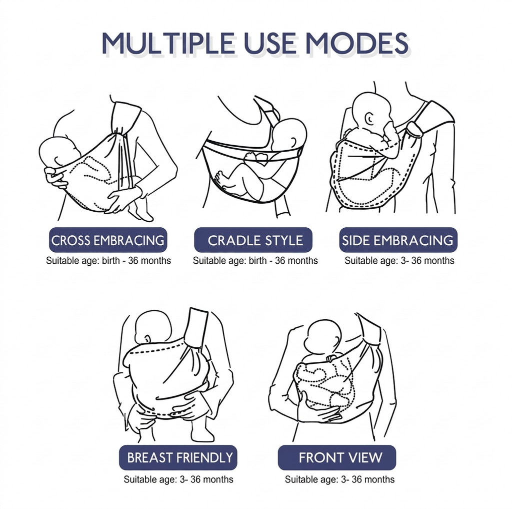 Adjustable Baby Carrier Sling